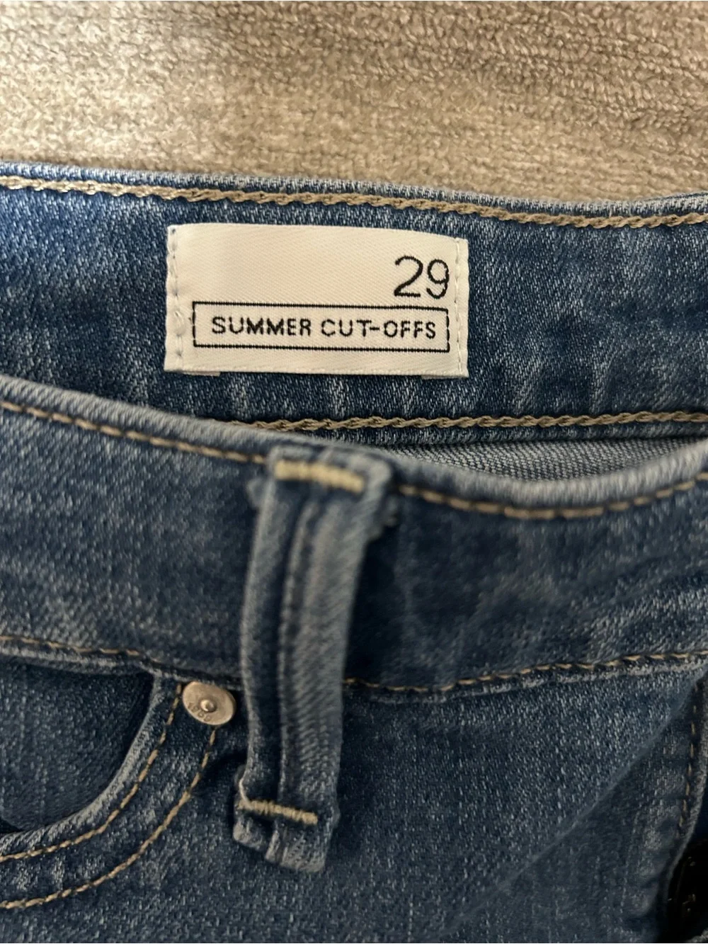 GAP 1969 Blue Denim Summer Cut-off Shorts